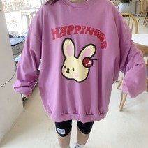 애플망고옷장 빅사이즈 퇴끼 오버핏 여성 롱박스티셔츠 맨투맨 긴팔 간절기