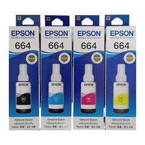 엡손 정품잉크 T664670, 검정, 청록, 노랑, 진홍, 10세트