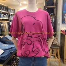 리바이스 LEVIS X PEANUTS 오버사이즈 그래픽 티셔츠 NC평촌 이쁜 색상