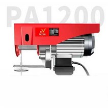 PA1200 소형크레인 건설현장 전동 윈치 미니 호이스트, 고속 300-600kg 12m PA1200