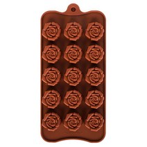 실리콘몰드 (3cm 큐트 미니장미 15구) 초콜릿틀