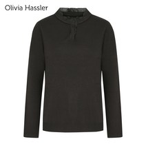 올리비아하슬러 프릴넥 니트