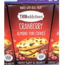 씬 어딕티브 크랜베리 아몬드쿠키 575g, 상세 설명 참조