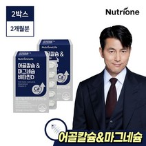 뉴트리원 정우성 어골칼슘 마그네슘비타민D 2박스, 2개, 단일옵션