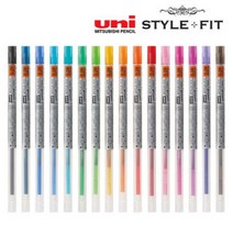 유니 시그노 스타일핏트 젤잉크 리필심 UMR-109 0.38mm, 2개입, 블랙