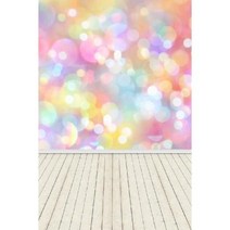 Yeele반짝이는 빛 Bokeh 반짝이 아기 신생아 초상화 애완 동물 사진 나무 바닥 배경 스튜디오용, Vinyl 200x300cm+NYH00252