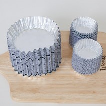 은박 베이킹컵 원형 대 200개 70mm