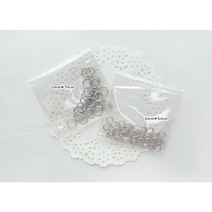 릴리패브릭 [P0000DNG] O링) 오링 마스크 재료 부자재 5mm 7mm 사이즈 원단 천, 1mm*5mm=40개
