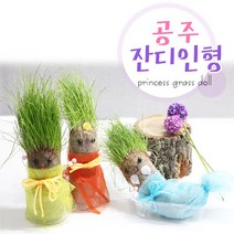 공주잔디인형 DIY체험학습 귀여운 토피어리만들기, 1인개별포장, 1개