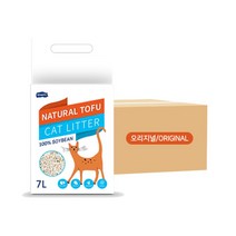 냄새먹는 모래 고양이 두부모래 7L 6개 고린이먼지안나는모래 냥생두부모래 동물모레