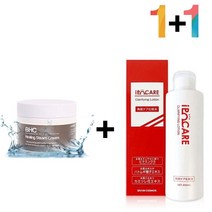 전신 피부 수분 보습 크림 1+1 기획세트 [각질관리 블랙헤드 피지 제거], 쿠팡 아하바하스팀크림 1개_이뽀케아스킨 1개, 쿠팡 본상품선택