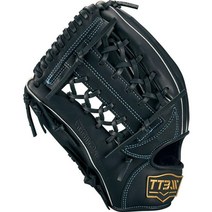 유니글러브 【나인 이닝】일본 제토 ZETT SOFT STEER 성인용 풀 소가죽 야구 글러브, T컷 블랙 좌투 성인 5호