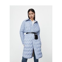 여성 스타일리쉬 경량 다운 패딩 자켓 가벼운 덕다운 패딩 코트