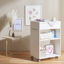 RZ9757 데이아 서랍형 이동조리대 DVX, 화이트