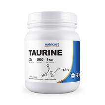 뉴트리코스트 타우린 파우더 가루 분말 1kg Nutricost Taurine Powder (미국배송), 1개, 200ml