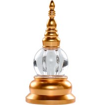 사리함 사리용기 보관함 불교용품 크리스탈 수정 투명, F형5개작은 은색