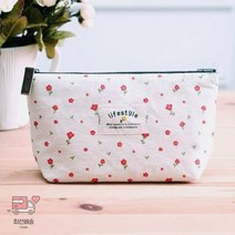 소품_꽃무늬_파우치_지퍼_패브릭_린넨파우치 23B7