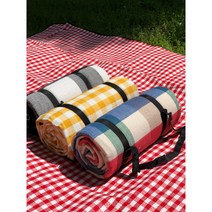 특대형 돗자리 체크무늬 스트랩 끈 파우치포함 200cm*300cm입고! 오늘 하루 특가!, 옐로우체크
