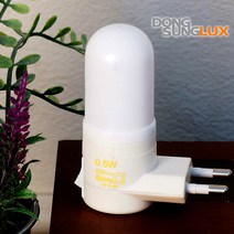 드림라이트 동성룩스 LED취침등-콘센트 취침등, 녹색