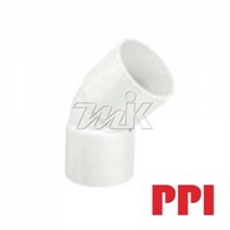 [PPI평화]수도엘보45도 PVC 75A(40), 1개