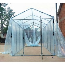 가정용 온실 조립식 비닐하우스 많은 겨울 따뜻한 식물 발코니 지붕 창고 단열, 가로 2.5m  세로 5m  높이 2.35m(필름배달)