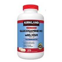 커클랜드 시그니춰 글루코사민 HCI+MSM 1792mg X 375정