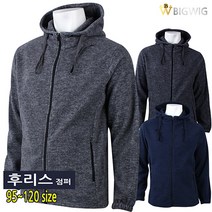 [더빅보스] RJ2폴라후드자켓 남자 폴라폴리스 후리스 집업 기모 베이직 플리스 빅사이즈 보온 자켓