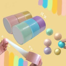 핸더랜드 끊어짐 없는 테이프볼 테이프공 만들기 6종 1세트, 6cm 6종 1세트