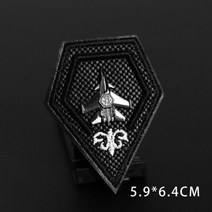 가죽스티커 인조가죽 수선패치 보수 스티커 테이프블랙 수제 3D 꿀벌 늑대 자수 패치 왕관 번호 금속 가죽, 02 N3-BT2494