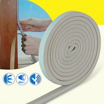 한솔 발포수지폼 문풍지 15mmX3M 틈새 차단 외풍 방풍, 4개
