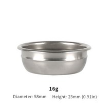 커피필터 RENEKA프렌치 필터 바구니 커피 16g18g21g 에스프레소 커피 58mm 커피 머신 액세서리, 1. 16GR