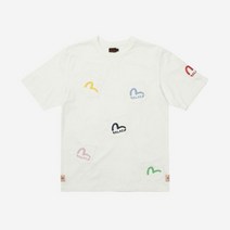 팔라스 x 에비수 멀티 포켓 티셔츠 에그렛 - 21FW Palace Evisu Multi Pocket T-Shirt Egret