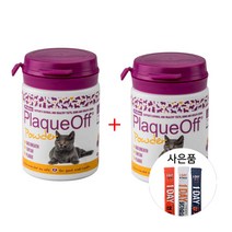 플라그오프 파우더40g 고양이 구취 치석 제거+증정츄르12g 1개, 2개, 고양이파우더
