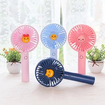 카카오프렌즈 썸머 데일리 실리콘 스트랩 핸디 선풍기, 리본라이언