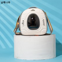 펫 고양이 가방 펫 백팩 외출 휴대용 멀티 버스 창고 고양이 강아지 백팩 고양이 가방, RF7601아이보리/그레이