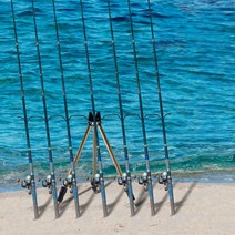 서프스탠드 원투삼각대 원투 거치대 낚시 민물 로드거치대, 블루