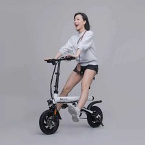 전기자전거 흰색 출퇴근 외출용 전동자전거 프리미엄, 상세 페이지 참고, S2 모델 - 7.8AH 리튬 배터리