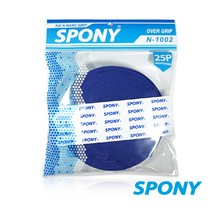 스포니그립 25개입 배드민턴그립 N-1002, 25개입 화이트