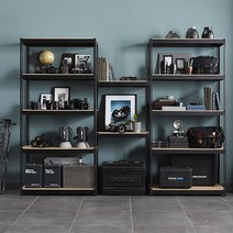 MDF 12mm 2단 무볼트 조립식앵글 철제선반 스피드랙 수납선반, 1000mm, 500mm, 600mm