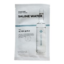 미샤 마스큐어 솔루션 시트 마스크28ml, 진정