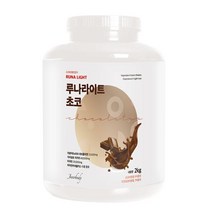 주노바디 루나라이트 단백질쉐이크 초코/피쉬콜라겐함유, 2kg, 1개