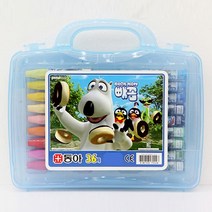 동아크레파스 36색 남 디자인랜덤 남아크레파스 빼꼼크레파스 국산크레파스, 상세페이지 참조
