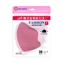 닥터체크 사계절 패션 입체마스크 핑크 1개