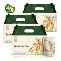 고소한 유기농 발아 현미차 HACCP 참든 현미바르게담아 120mlX90포