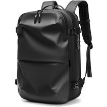 SUNOGE 배낭 배낭 대용량 50L 배낭 진공 압축 비즈니스 배낭 TSA 잠금 PC 노트북 백 17 인치 마치 확장 도난 방지 건습 분리 남성 여성 유행 출장 출근 여행 통학