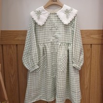 치크 NC광명점 더블단추 포인트 빅에리 자수원피스