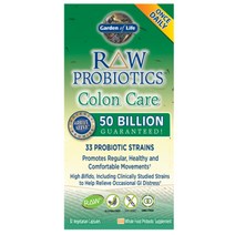 가든오브라이프 Raw 프로바이오틱스 Colon Care 대장 건강 30 캡슐, 1