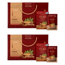 어썸네이처 녹용 홍삼 6년근 국내산 농축액 함유 30포 추석 명절 선물 부모님 시부모님 시댁 어르신 선생님 답례품, 6년근홍삼 70ml x 30포, 2박스, 70ml