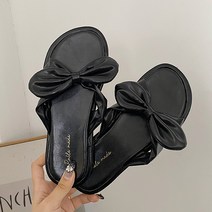 라블 리본 쿠션슬리퍼