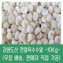 [다온농산] 강원도산 국산 깐찰옥수수알 -10Kg- 찰옥수수를 깐통알로 도정 / 판매자 직접 도정